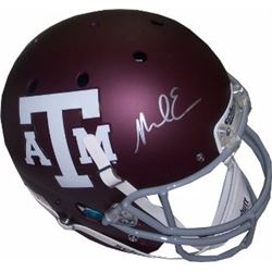 Mike Evans Signed Texas A&M Aggies Full Size Replica Schutt Maroon Matte Helmet
