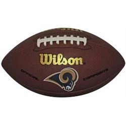 St. Louis Rams Logo Wilson NFL Composite Leather Full Size Football