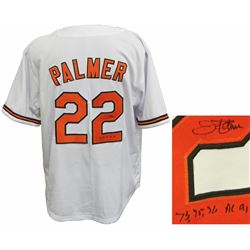 Jim Palmer Signed White Custom Baseball Jersey W/73, 75, 76 AL CY