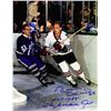 Image 1 : Bobby Hull Signed Chicago Blackhawks Action Vs Maple Leafs 11X14 Photo W/HOF 1983, The Golden Jet
