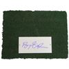 Image 1 : Barry Sanders Signed Detroit Silverdome 12X16 Actual Stadium Used Turf & Autograph Plate