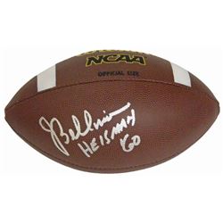 Joe Bellino Signed Wilson NCAA Full Size Football W/Heisman 60