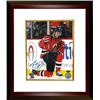 Image 1 : Adam Henrique Signed New Jersey Devils 8X10 Photo Custom Framed Vertical On Knee