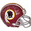 Image 1 : Chris Hanburger Signed Washington Redskins Maroon TB Riddell Mini Helmet #55 HOF 2011 (Gray Mask-Sty