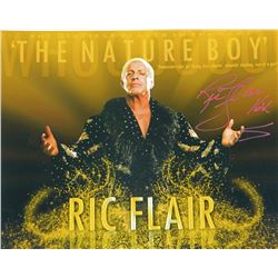 Ric Flair Signed Wrestling The Nature Boy 16X20 Photo W/16X