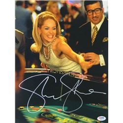 Sharon Stone Signed Casino Rolling Craps Dice 11X14 Photo
