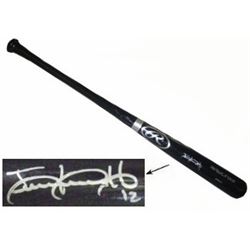 Juan Lagares Signed Rawlings Black Pro Bat #12 (New York Mets)