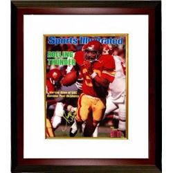 Marcus Allen Signed USC Trojans 16X20 Sports Illustrated Heisman 81 LTD Custom Framed