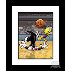 Sylvester And Tweety Basketball 16X20 Giclee