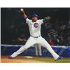Image 1 : Pedro Strop Signed Cubs Pitching Action 16X20 Photo