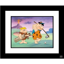 Fred And Barney Golfing 16X20 Giclee