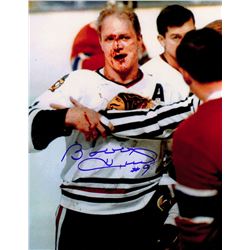 Bobby Hull Signed Chicago Blackhawks 'Blood' 11X14 Photo