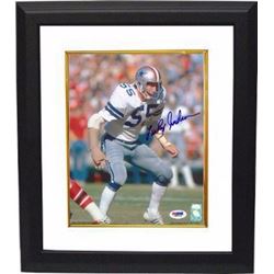 Lee Roy Jordan Signed Dallas Cowboys 8X10 Photo Custom Framed- PSA Hologram
