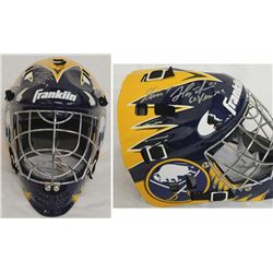 Dominik Hasek Signed Buffalo Sabres Replica Goalie Mask W/6X Vezina