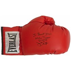 James Buster Douglas Signed Everlast Boxing Glove W/I Beat Iron Mike 2/10/90