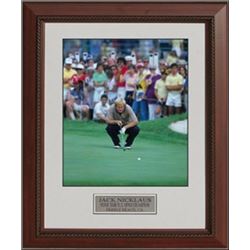Jack Nicklaus Unsigned 1972 US Open @ Pebble Beach 16X20 Custom Framed