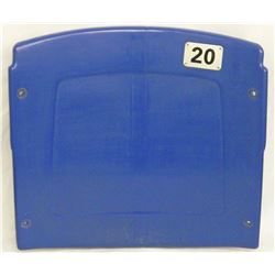 Silverdome Dark Blue Actual Stadium Seat Back #20 - Home Of Detroit Lions 1975-2001
