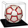Image 1 : Soccer Ball Unsigned Display Case With Black Base