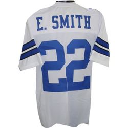 Emmitt Smith Dallas Cowboys Unsigned White Prostyle Jersey XL