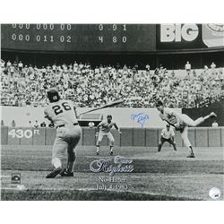 Dave Righetti Signed New York Yankees No Hitter Game B&W Pitching Action 16X20 Photo