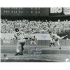 Image 1 : Dave Righetti Signed New York Yankees No Hitter Game B&W Pitching Action 16X20 Photo