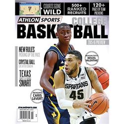 2015-16 Athlon Sports College Basketball Preview Magazine- Michicagn Wolverines/Michigan State Spart