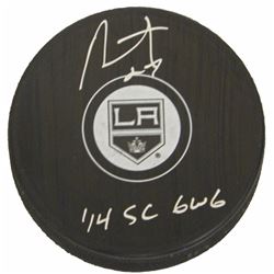 Alec Martinez Signed Los Angeles Kings Logo Hockey Puck W/14 SC GWG