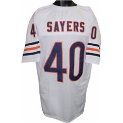Gale Sayers Chicago Bears Unsigned White TB Prostyle Jersey XL