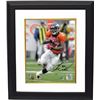Image 1 : Knowshon Moreno Signed Denver Broncos 16X20 Photo (Orange Jersey Run) Custom Framed- Moreno Hologram