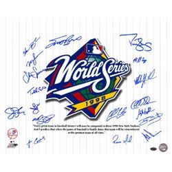 Darryl Strawberry Signed New York Yankees 16X20 Photo 1998 World Series Champs Pinstripe Giuliani Qu