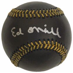 Ed O'neill Signed Rawlings Black MLB Baseball