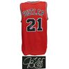 Image 1 : Jimmy Butler Signed Red Custom Jersey