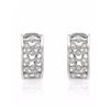 Image 1 : Layered Bezel-Set Diamond Earrings In 14K White Gold | 213520
