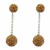 Image 1 : 8M & 10M Crystal Ball Earrings