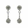 Image 1 : Sterling Silver All 6Mm Crystal Balls Earrings