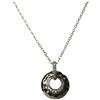 Image 1 : Sterling Silver Donut Pendant