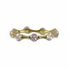 Image 1 : Sterling Silver-GD-CZ Ring