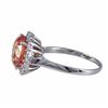 Image 2 : Sterling Silver Champaign Round CZ Ring