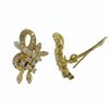 Image 1 : Gold Tone Sterling Silver CZ Clip Earrings -0.94