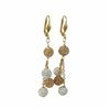 Image 1 : Brass Crystel Ball Earings Short
