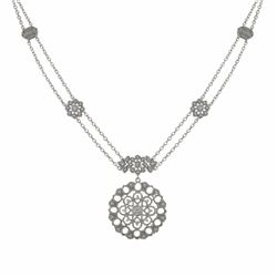 Sterling Silver-Two Roll Necklace