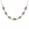 Image 1 : Sterling Silver Two Tone Necklace