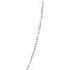 Image 2 : Rhodium Over Sterling Silver Link Chain 20" 2"