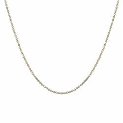Gold Plated Brass Chain, 36" Long