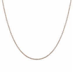 Rose Plated Brass Chain 36" Long