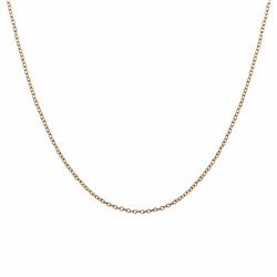 Rose Tone Brass Link Chain 16