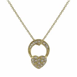 OPEN CIRCLE HEART PEND