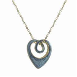 OPEN TWIST HEART PEND