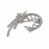Image 1 : Sterling Silver-CZ Brooch/Pin