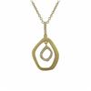 Image 1 : Matte Gold Vermail Pendant